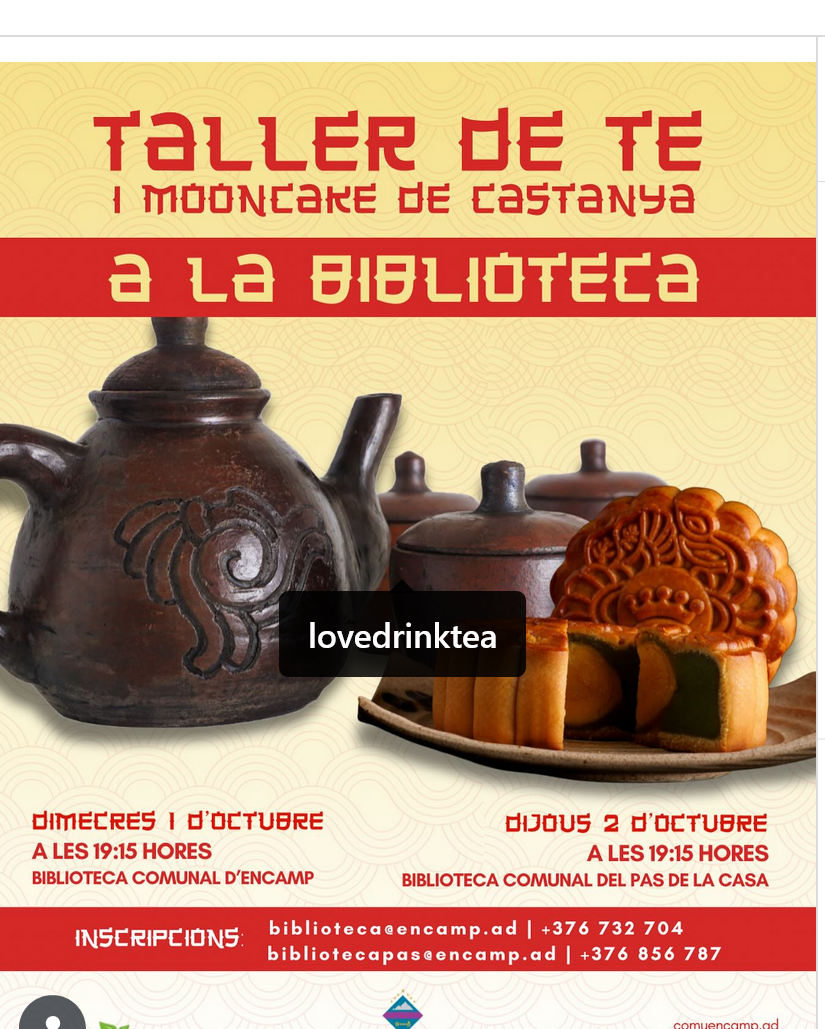 Affiche de l'atelier mooncake à Encamp