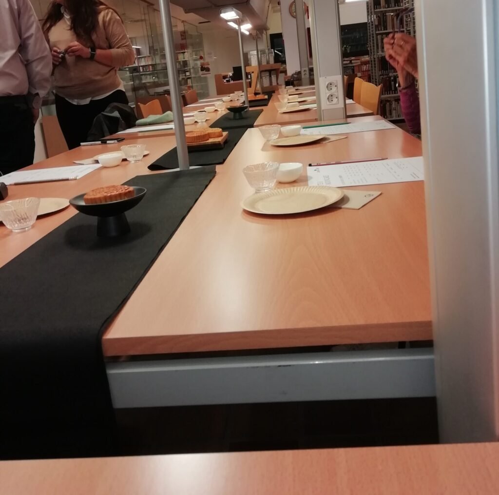 Atelier mooncake à la bibliothèque d'Encamp en Andorre