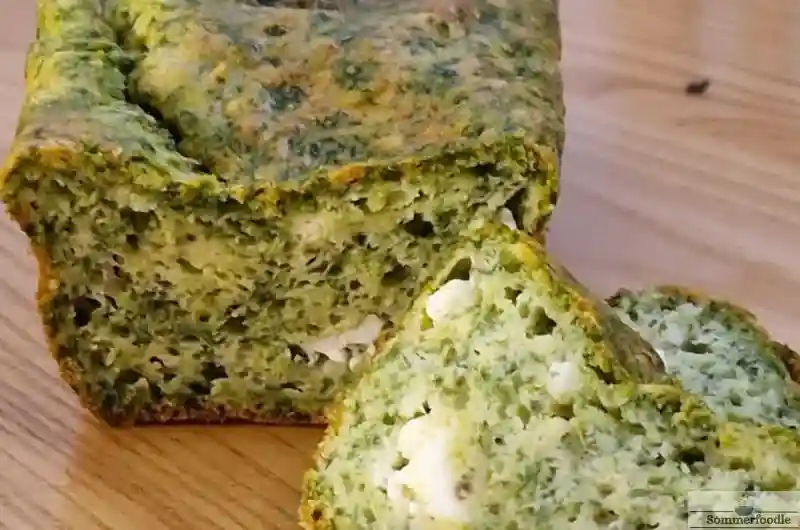 Cake épinard feta menthe