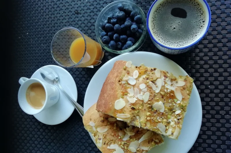 Coca aux fruits secs