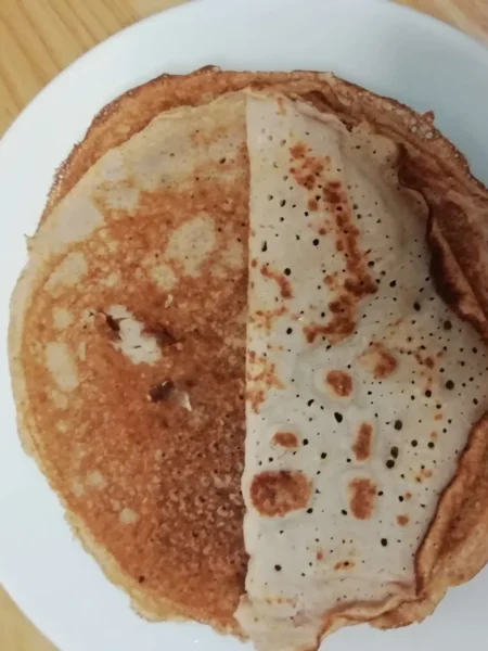 Crêpe à la farine de châtaigne sans gluten