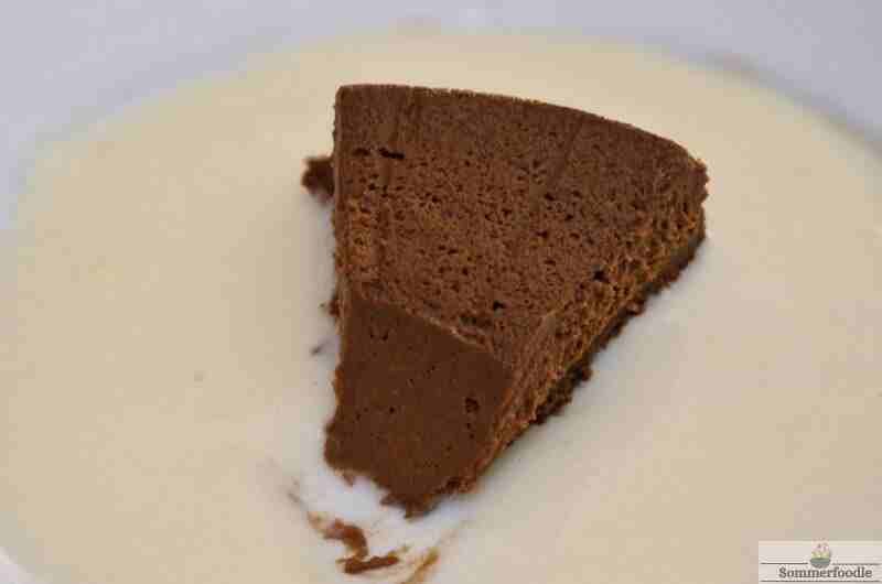 Fondant au chocolat végan et sans gluten et faible en matière grasse.