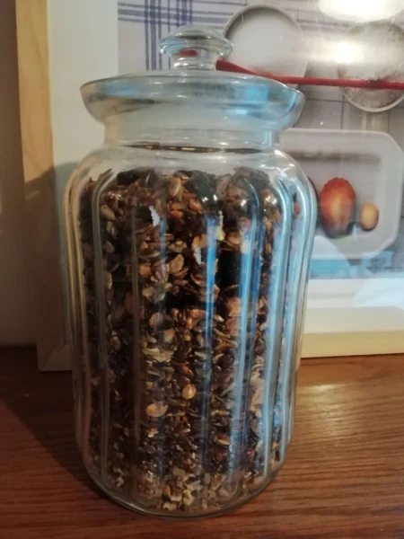 Granola en bocal