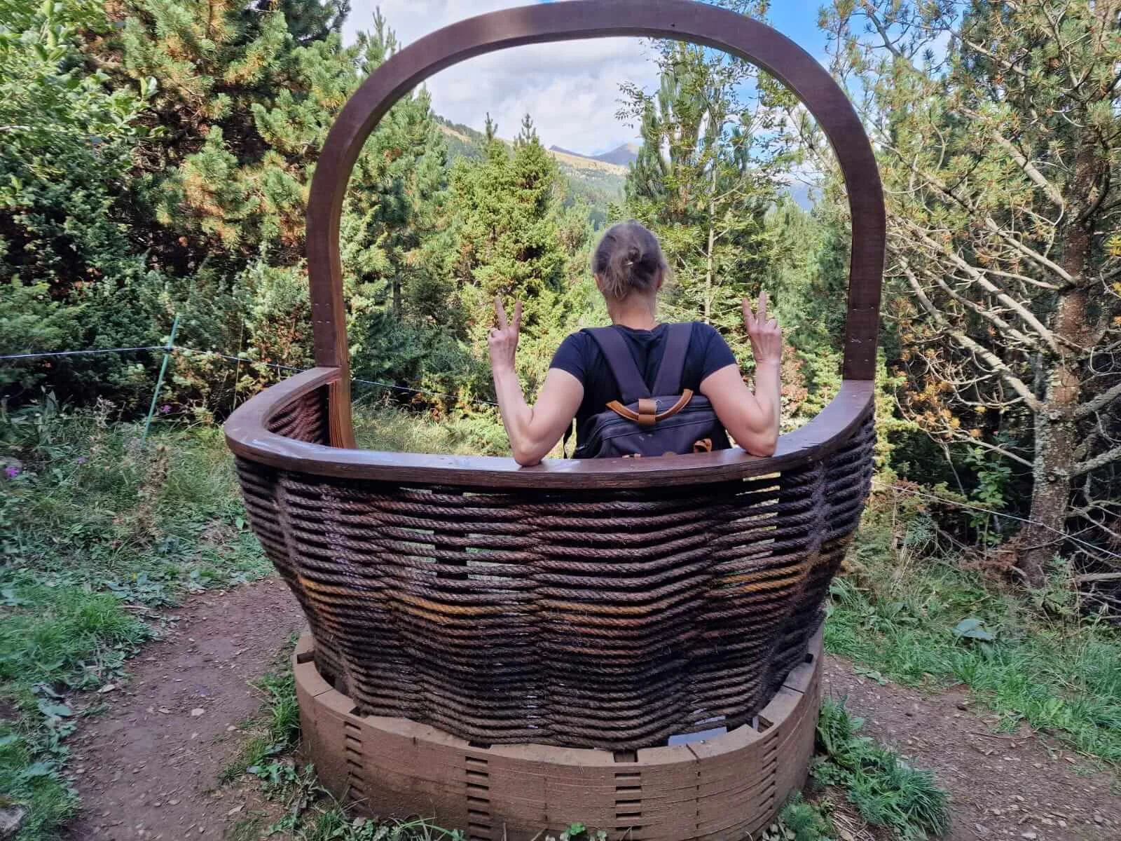 Panier à champignon géant