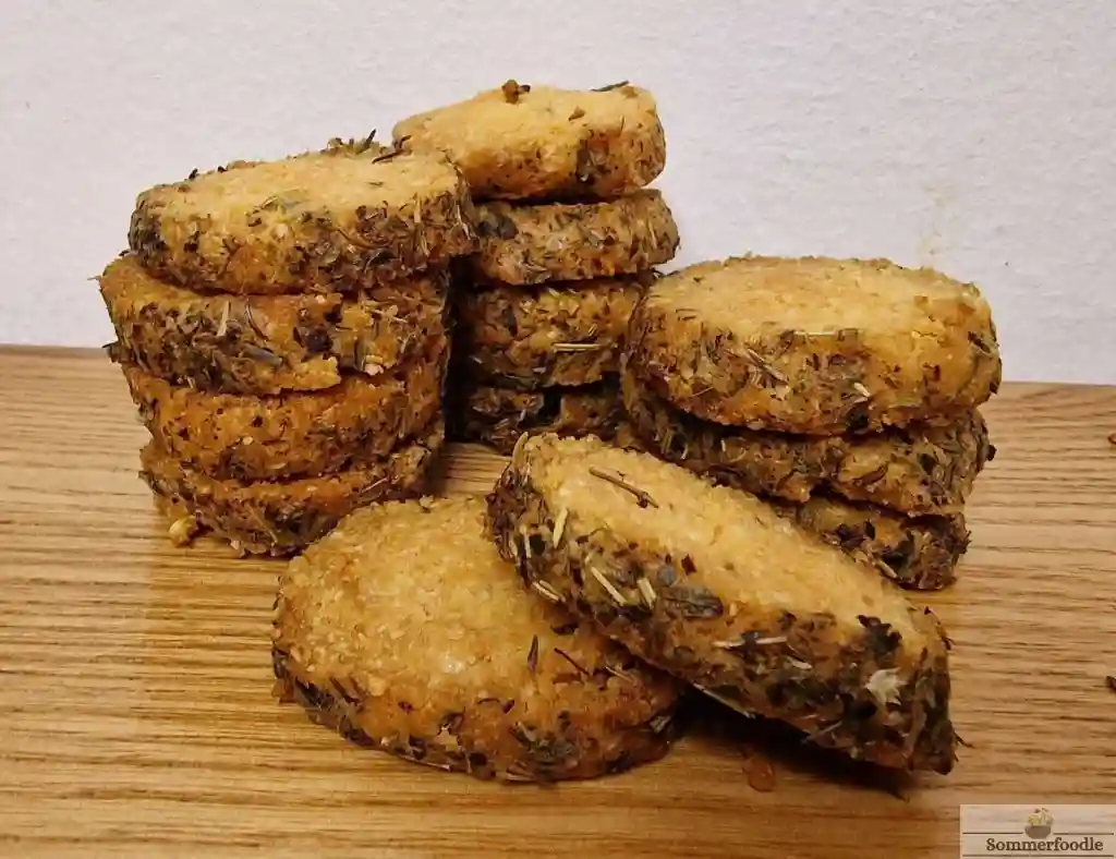 Sablés au parmesan et herbes de Provence keéo et sans gluten