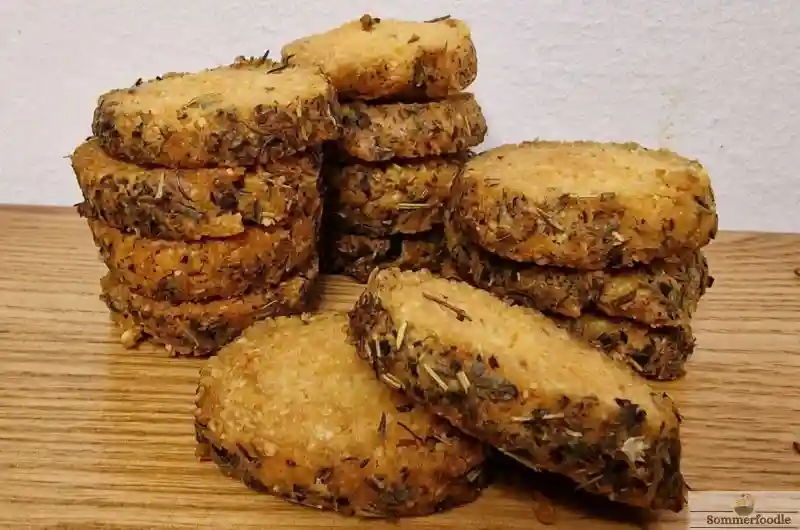 Sablés au parmesan et herbes de Provence keéo et sans gluten