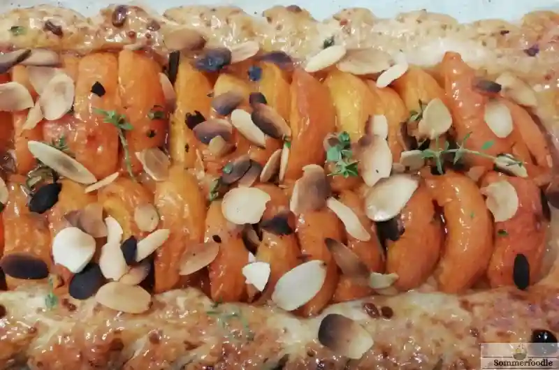 Tarte fine aux abricots