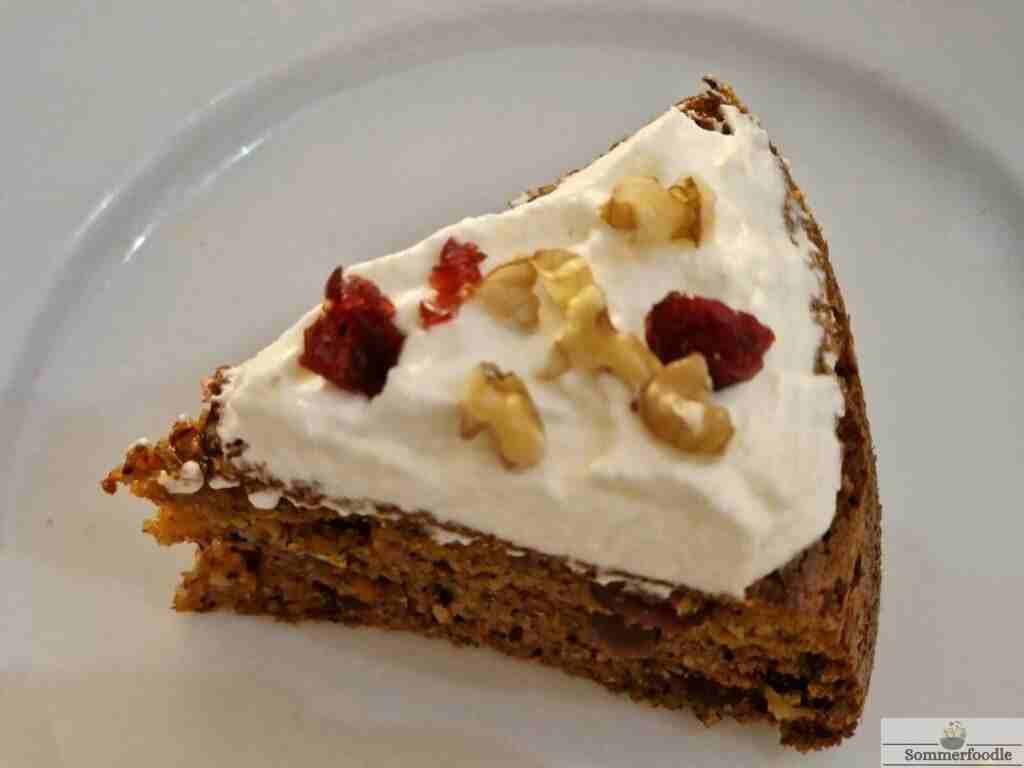 Carrot cake avec crème de mascarpone