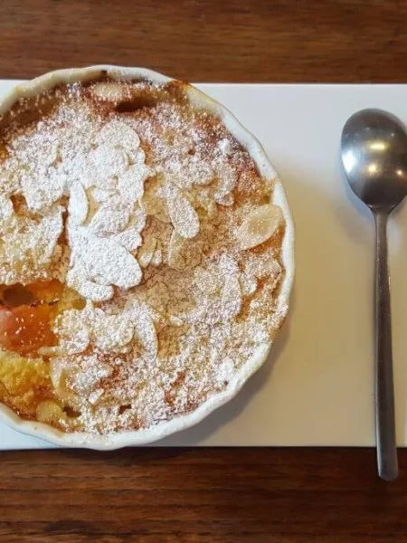 clafoutis poire amandes