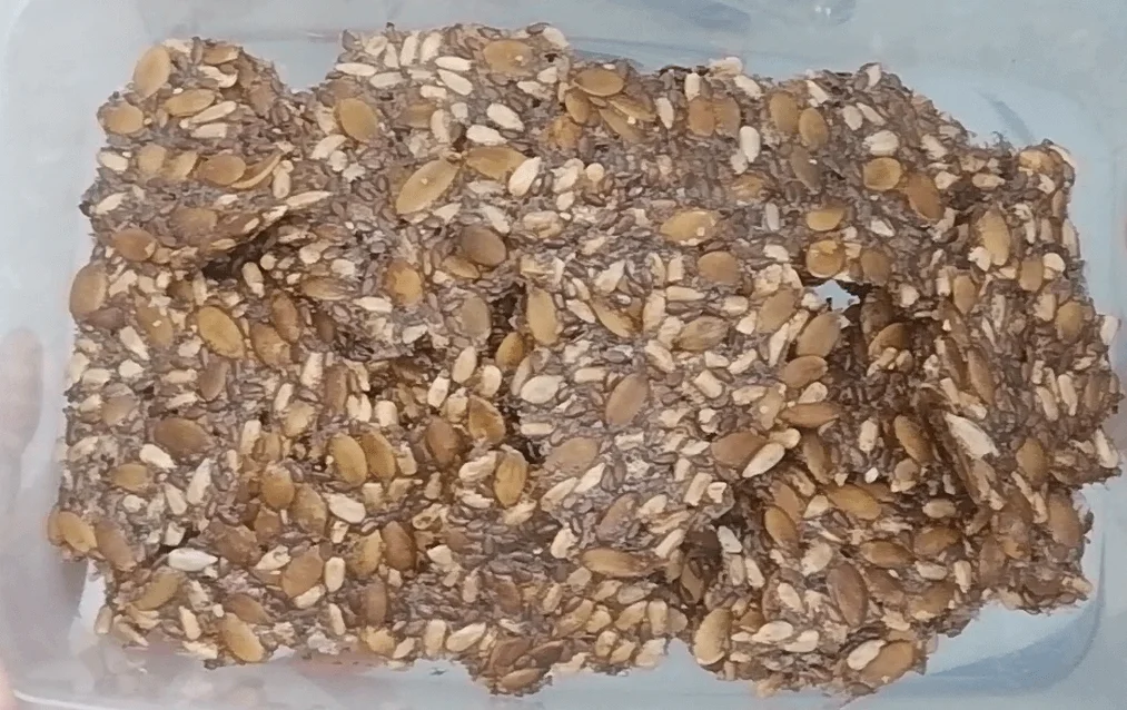 Crackers aux graines kéto