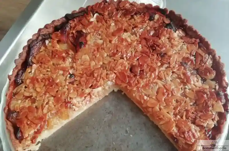 tarte aux pommes miel et amande