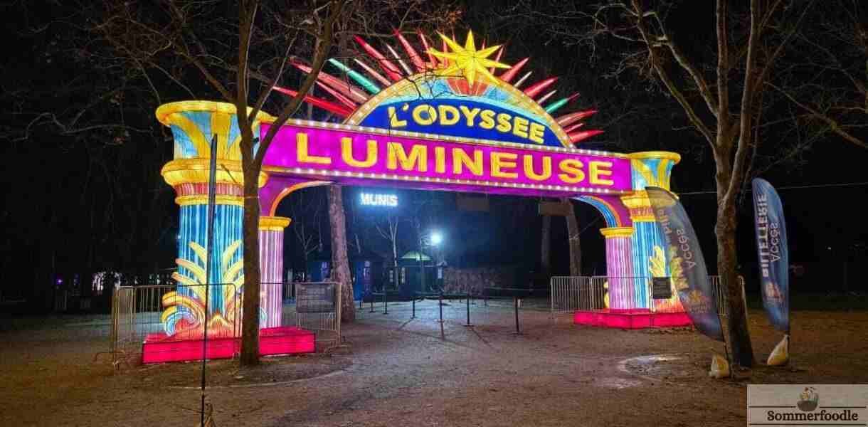 Entrée : Odyssée-lumineuse parc floral 2025