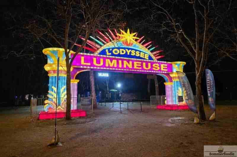 Entrée : Odyssée-lumineuse parc floral 2025