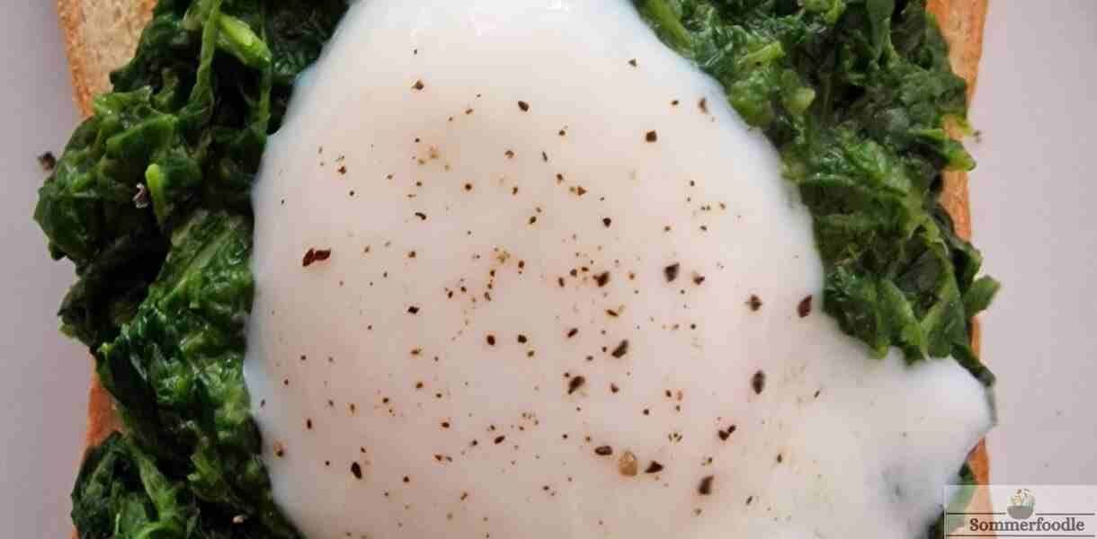 Toast épinard œuf parfait