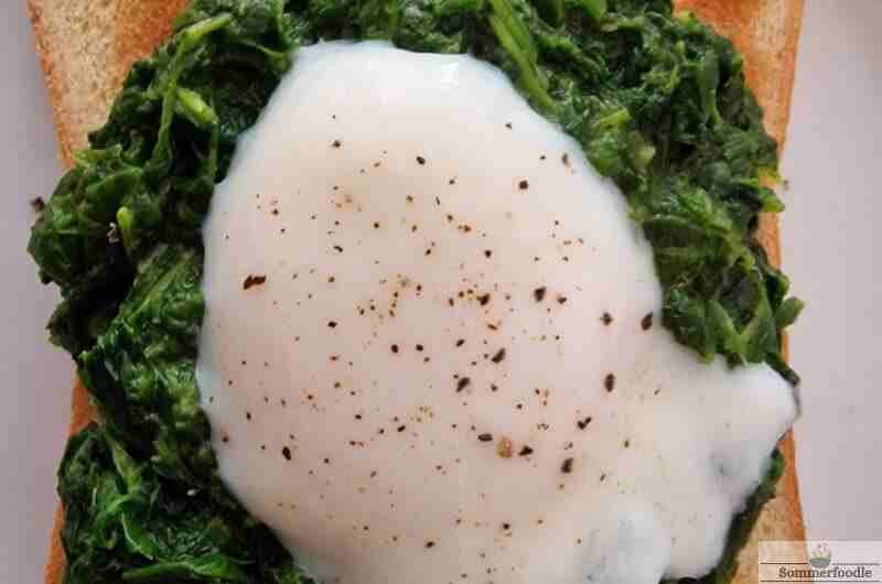 Toast épinard œuf parfait