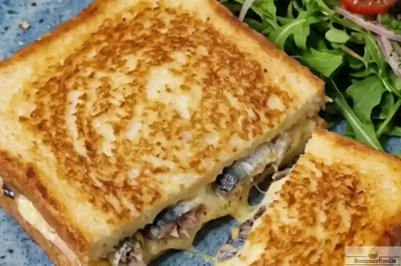 Croque-sardine cuit à la poêle
