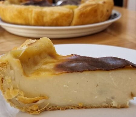 Part de flan pâtissier