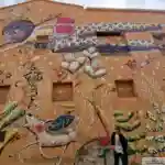 Façade d'une maison à Penelles en Espagne