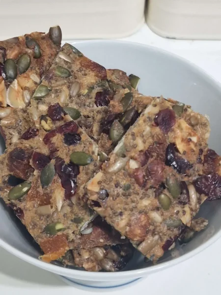 Carrés-gourmands multi graines-fruits-énergétiques