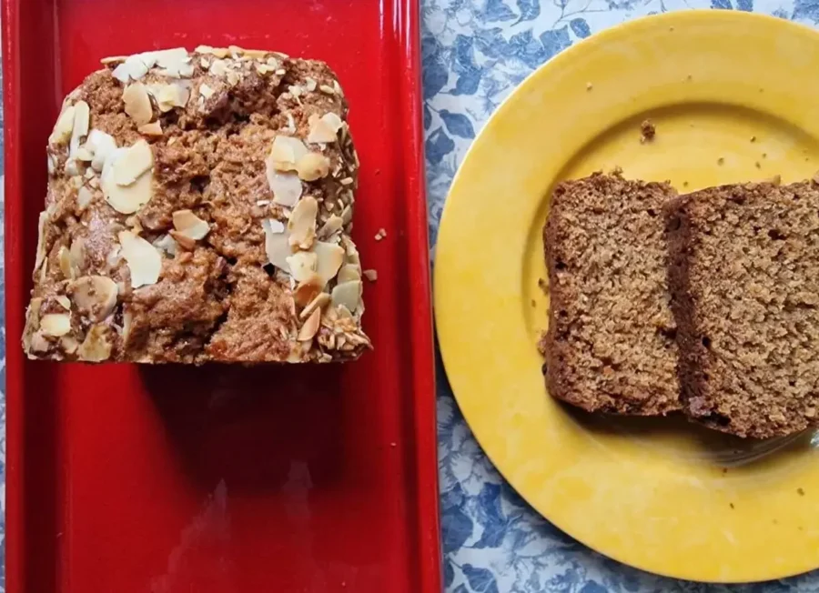Carrot cake sans oeuf et sans beurre comme un pain d'épices