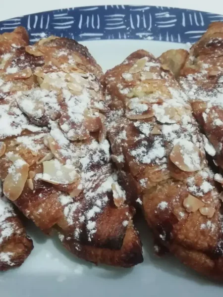 Croissants aux amandes, recette anti gaspi