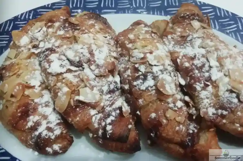 Croissants aux amandes, recette anti gaspi