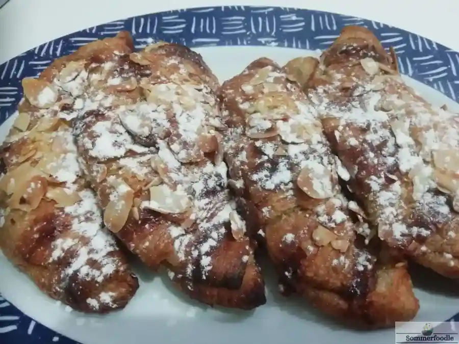 Croissants aux amandes, recette anti gaspi