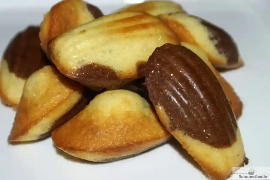Madeleines vanille chocolat