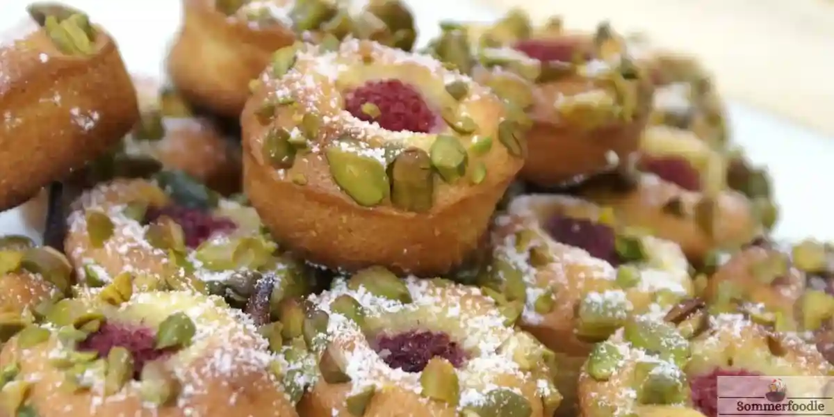 Petits moelleux pistaches framboises sans gluten