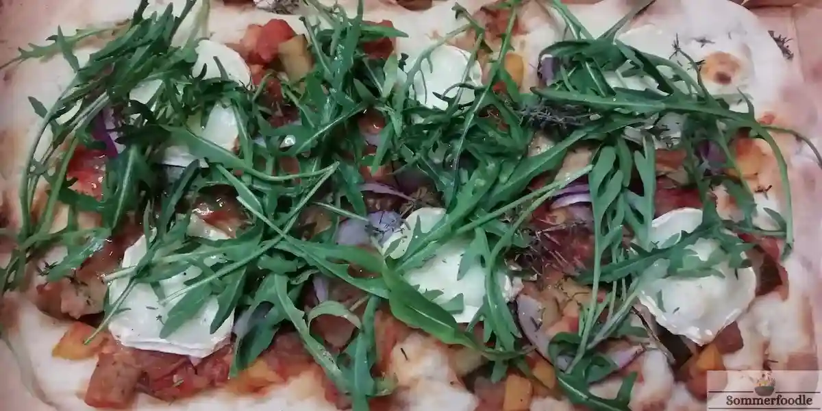 Pizzette chèvre et roquette facile et rapide