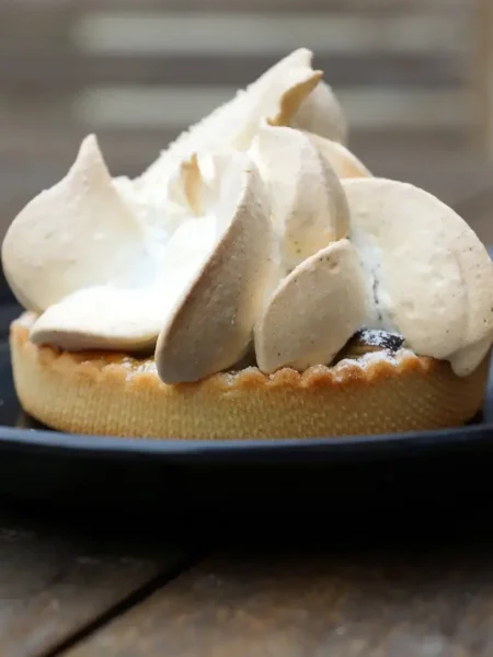 tarte au citron meringuée allégée en sucre