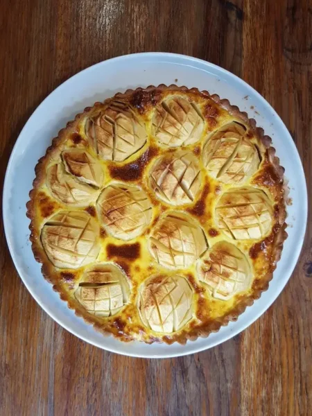 Tarte-pomme-Normande-maison-facile