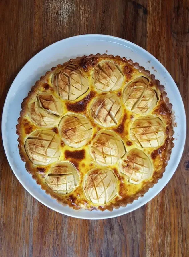 Tarte-pomme-Normande-maison-facile