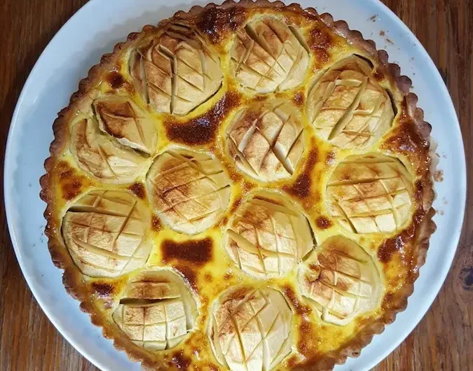 Tarte-pomme-Normande-maison-facile