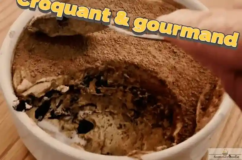 feuilleté de mousse à la chicorée comme "la laitière"