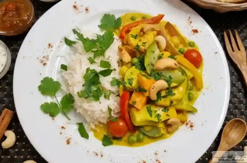 Curry de légumes végétarien