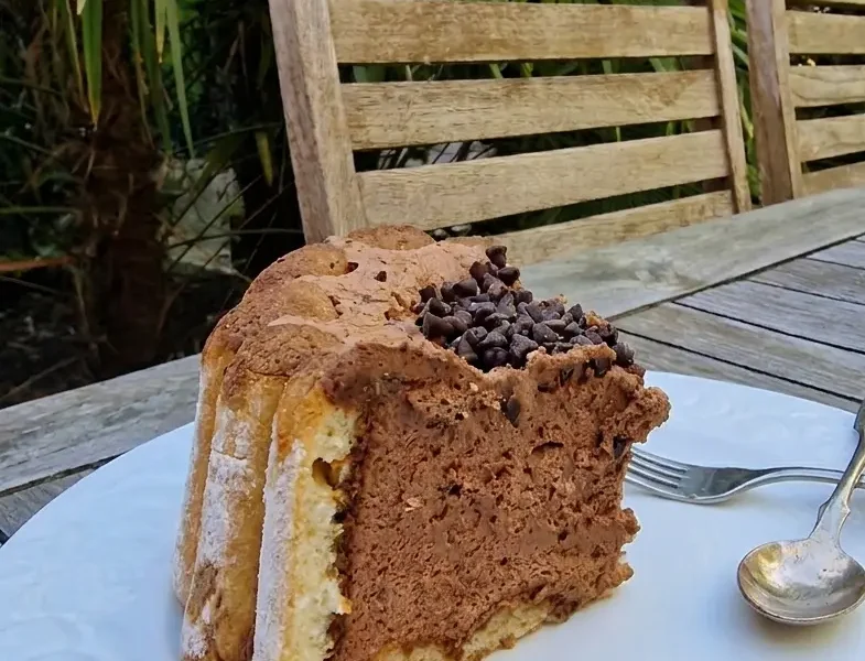 charlotte au chocolat express, mousse légère