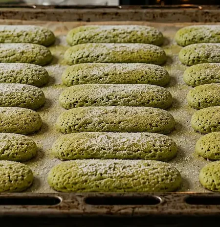 Biscuit cuillère matcha