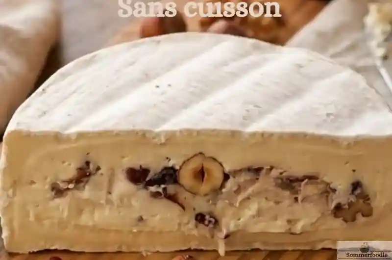 camembert fourré à la ricotta, noix et cranberries