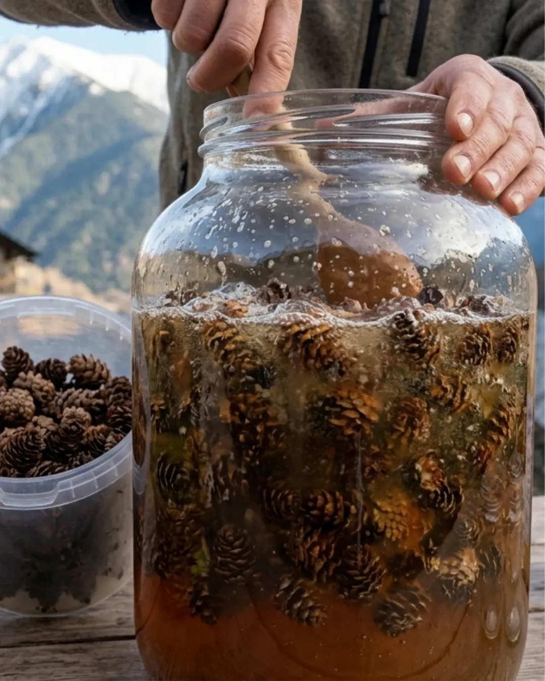 Nectum, sirop de cônes de sapin