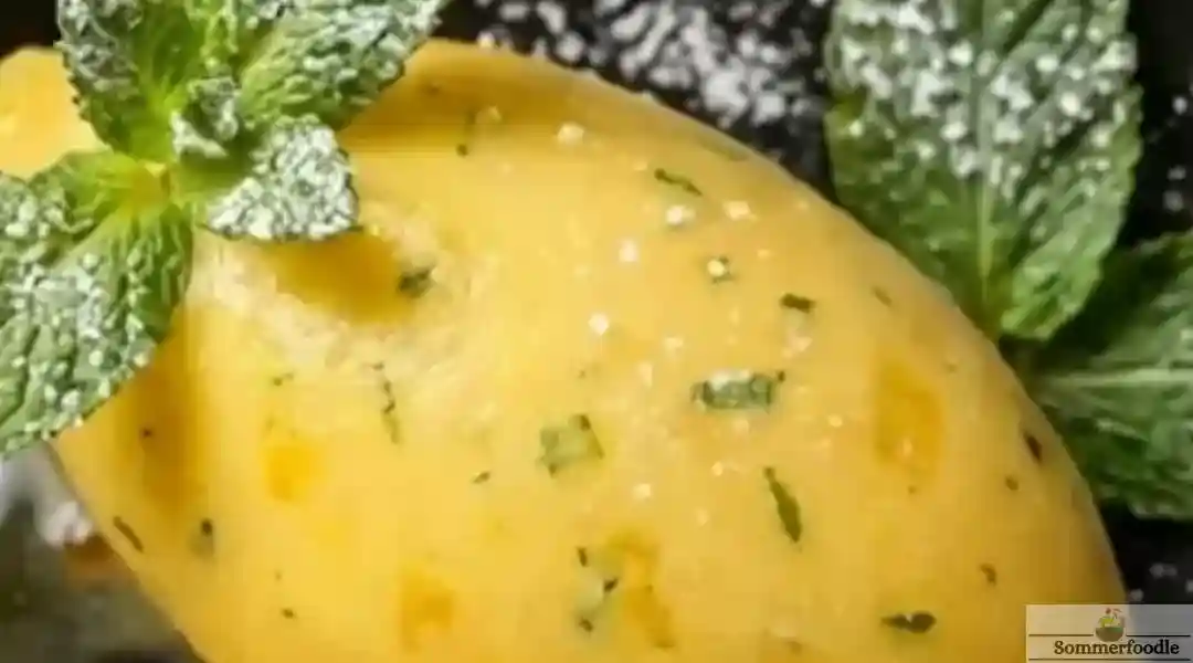 Sorbet mangue ananas banane menthe sans sorbetière