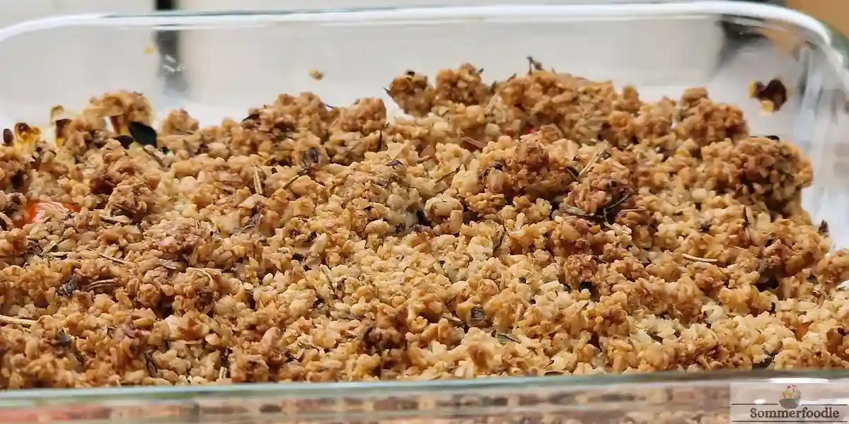 Crumble salé à la courgette