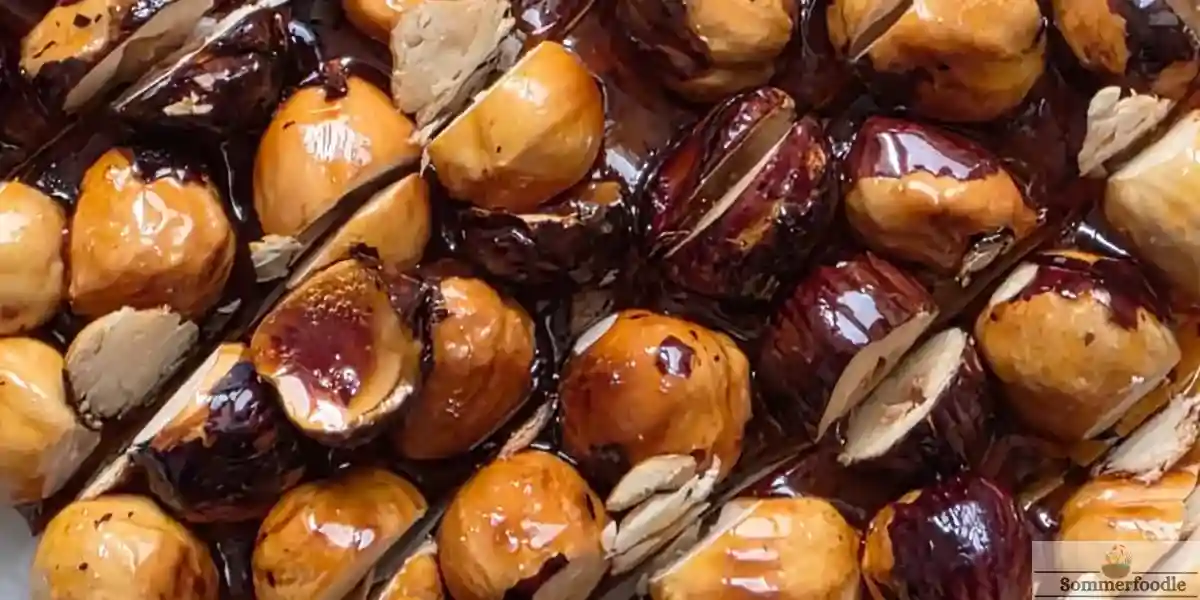 Noisettes caramélisées à la fleur de sel