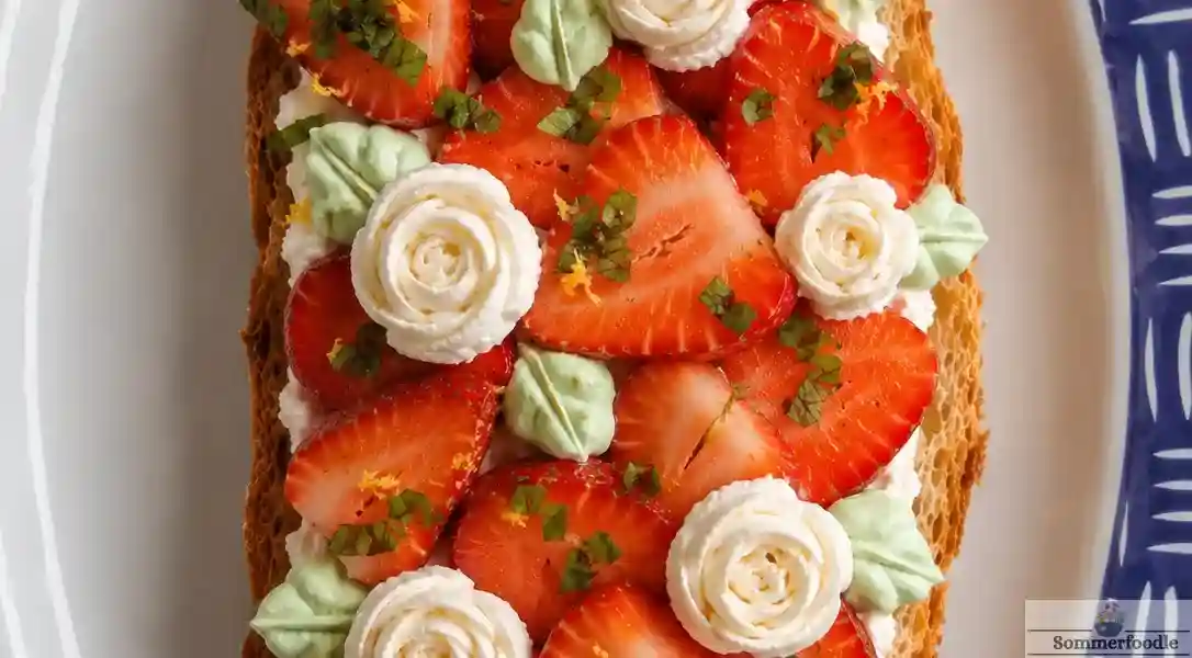 Torrada-fraises-ricotta comme un pà tomaquet