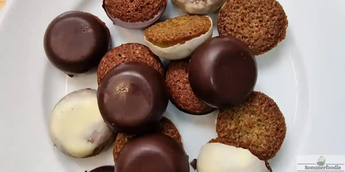 Mini financiers coque chocolat : pistache -chocolat blanc et chocolat-chocolat noir