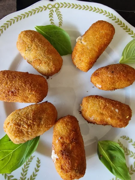 croquetas maison aux champignons
