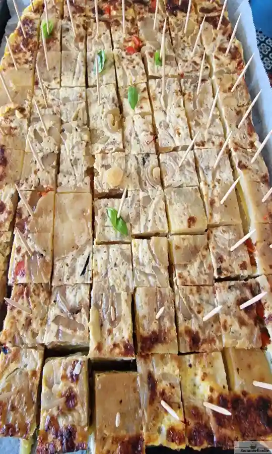 tortilla espagnole pour 20 personnes cuite au four
