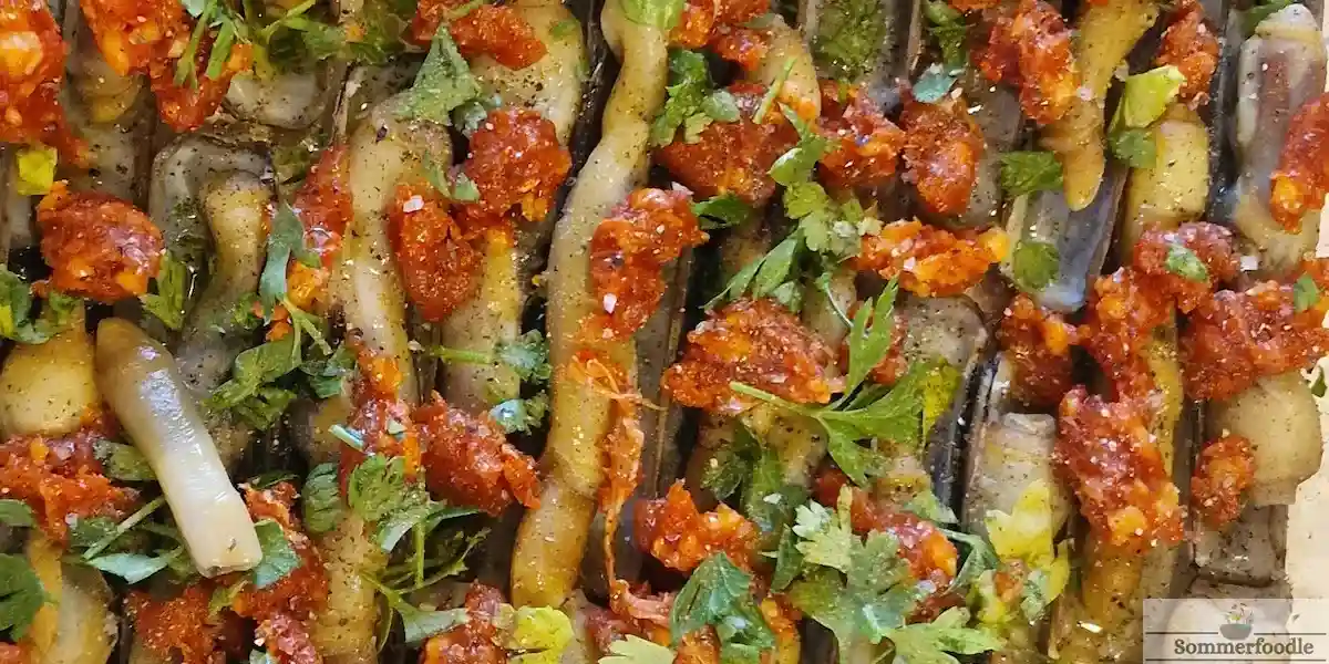 Couteaux au chorizo
