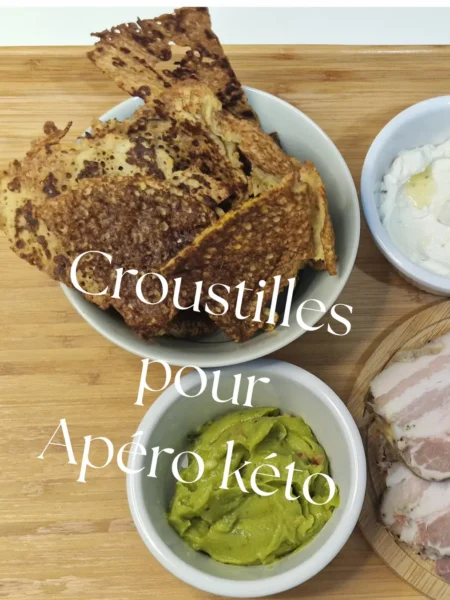 Chips cétogène pour apéritif