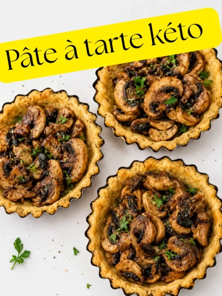 Tartelette kéto. Pâte à tarte à la poudre d'amande